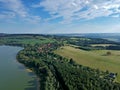 Summer aerial view of the SeÃÂ Royalty Free Stock Photo